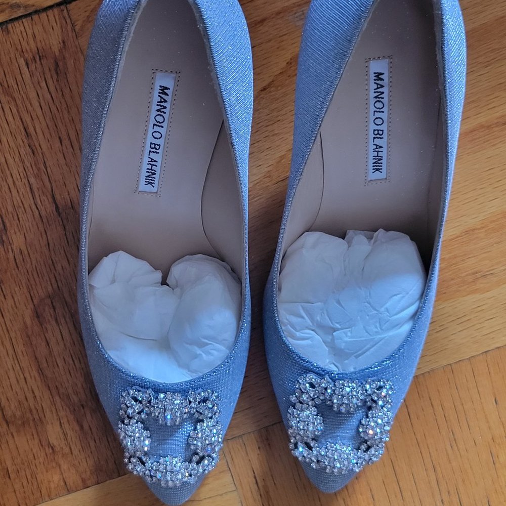 BRAND NEW IN BOX Manolo Blahnik Hangisi size 39